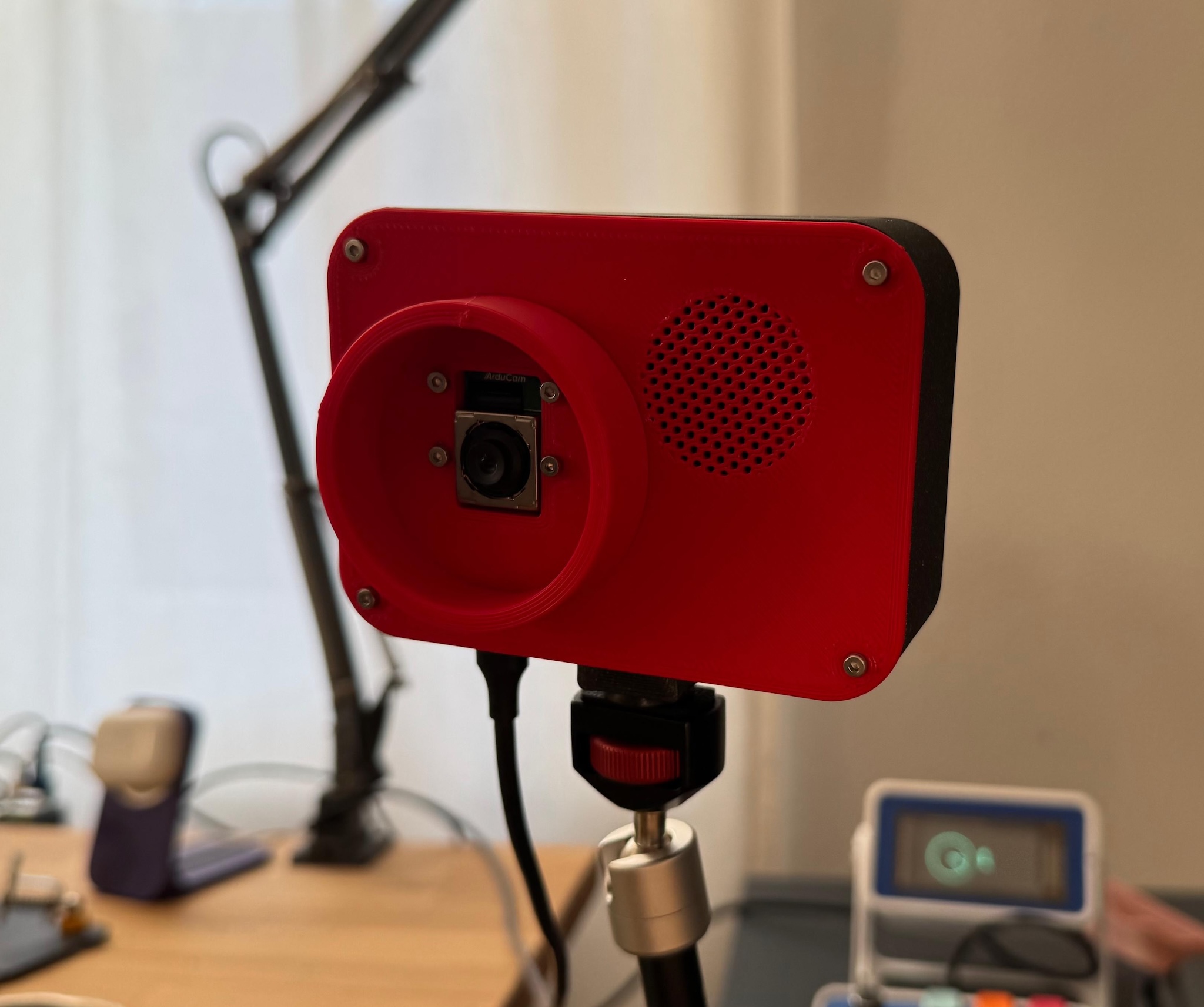 The front of the camera