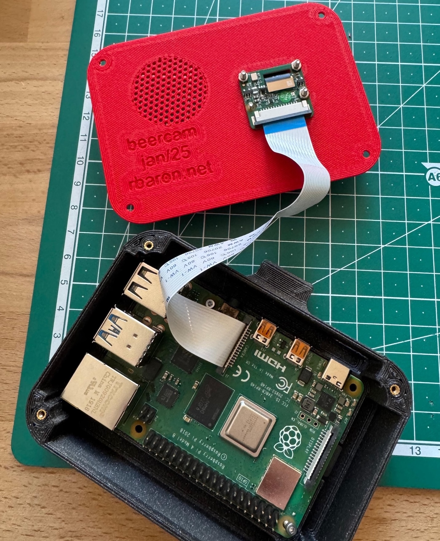 The guts of the camera