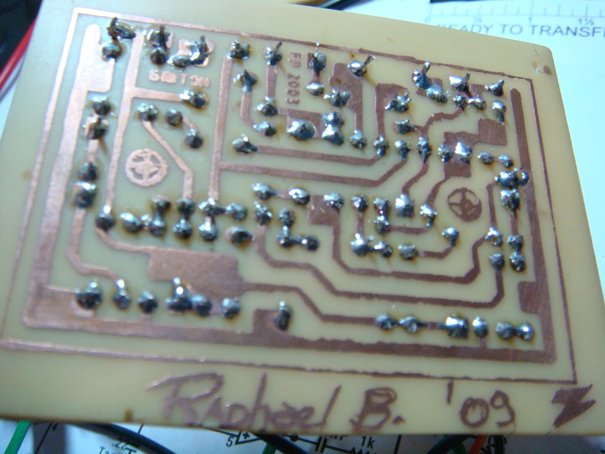 One of my first printed circuit boards