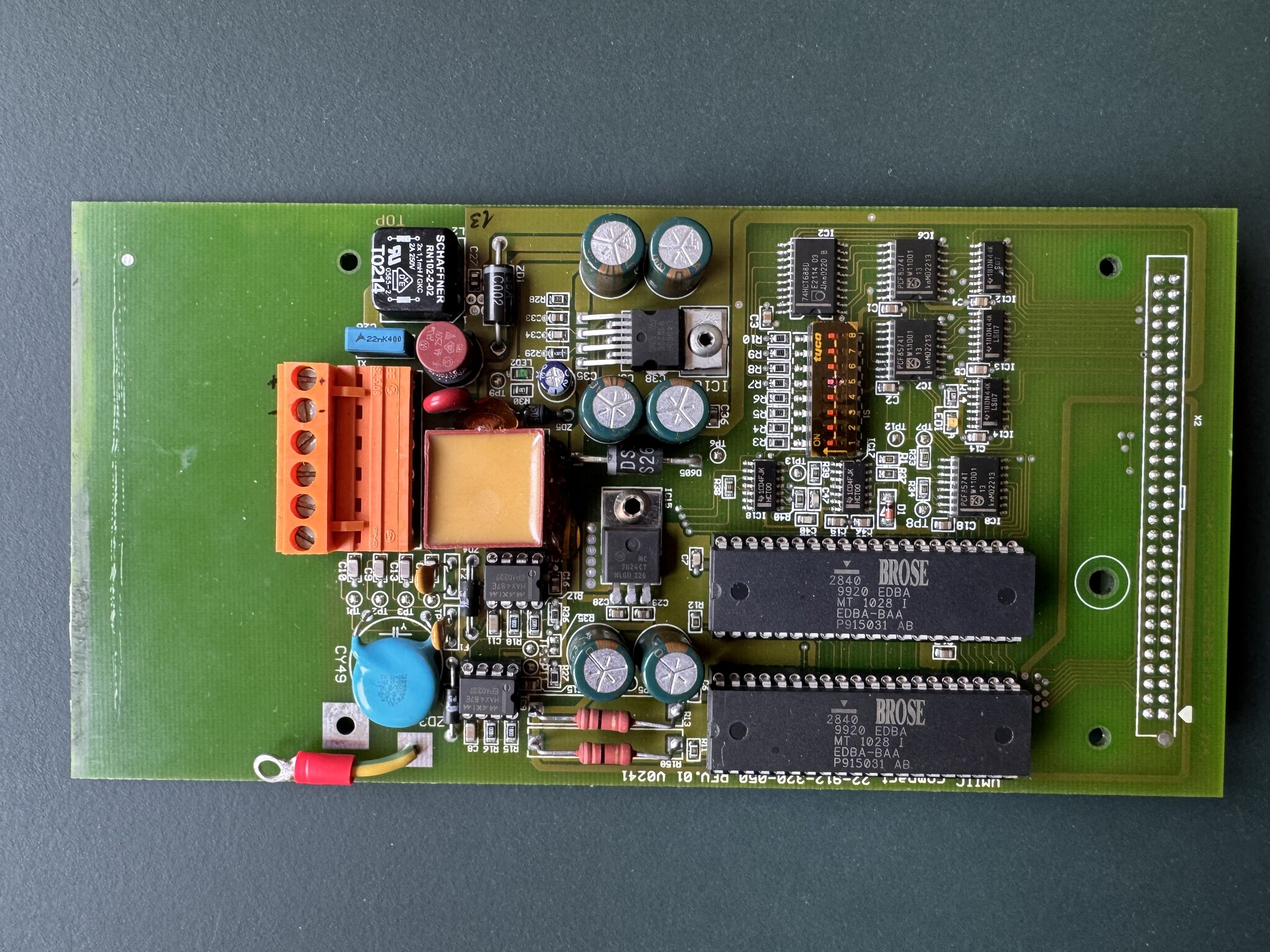 Front of the controller