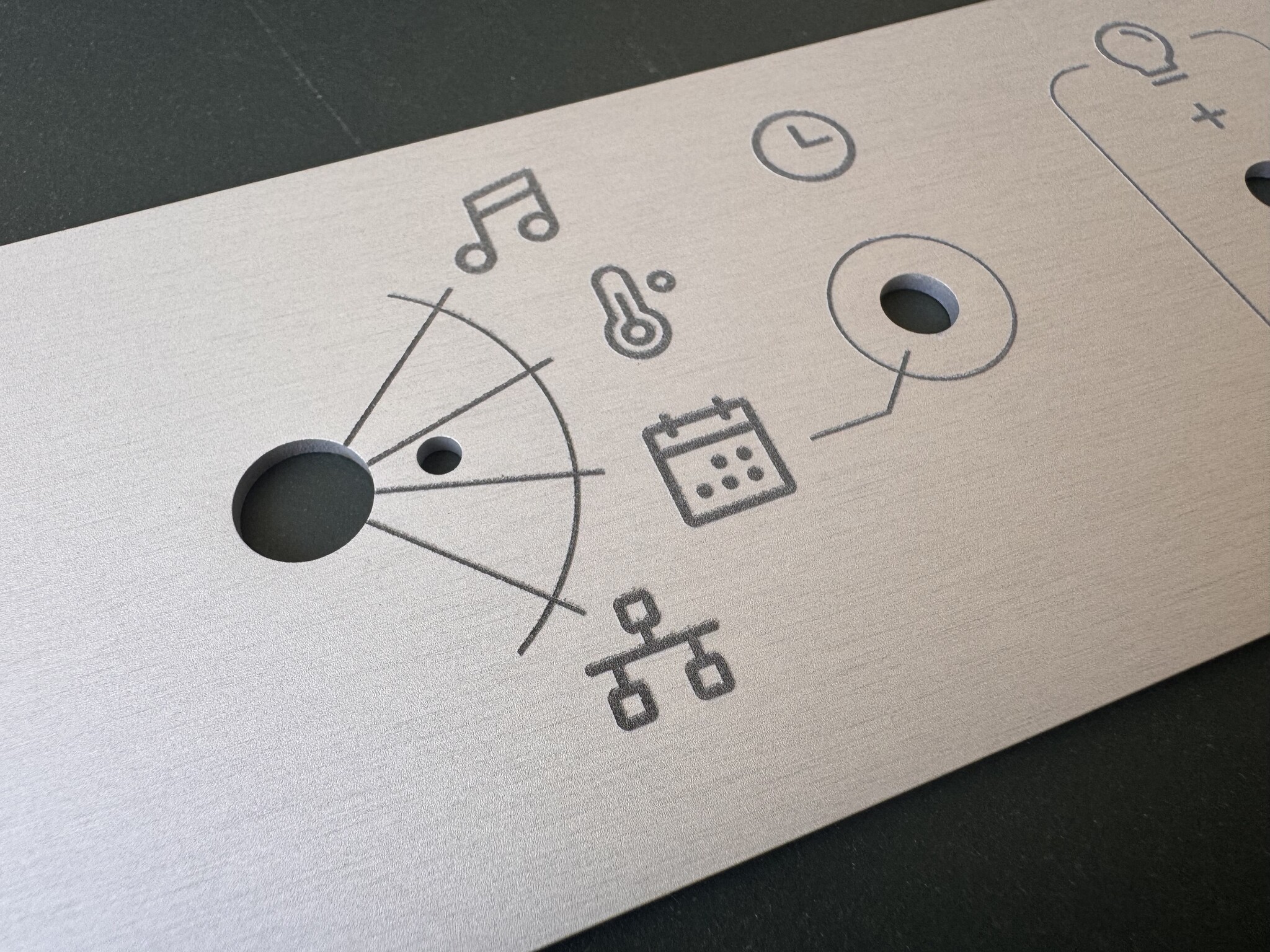 Laser engraved graphics