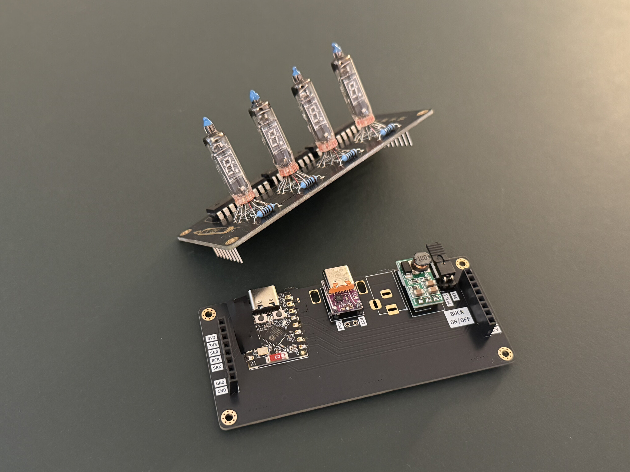 Bottom of the LD8035 display