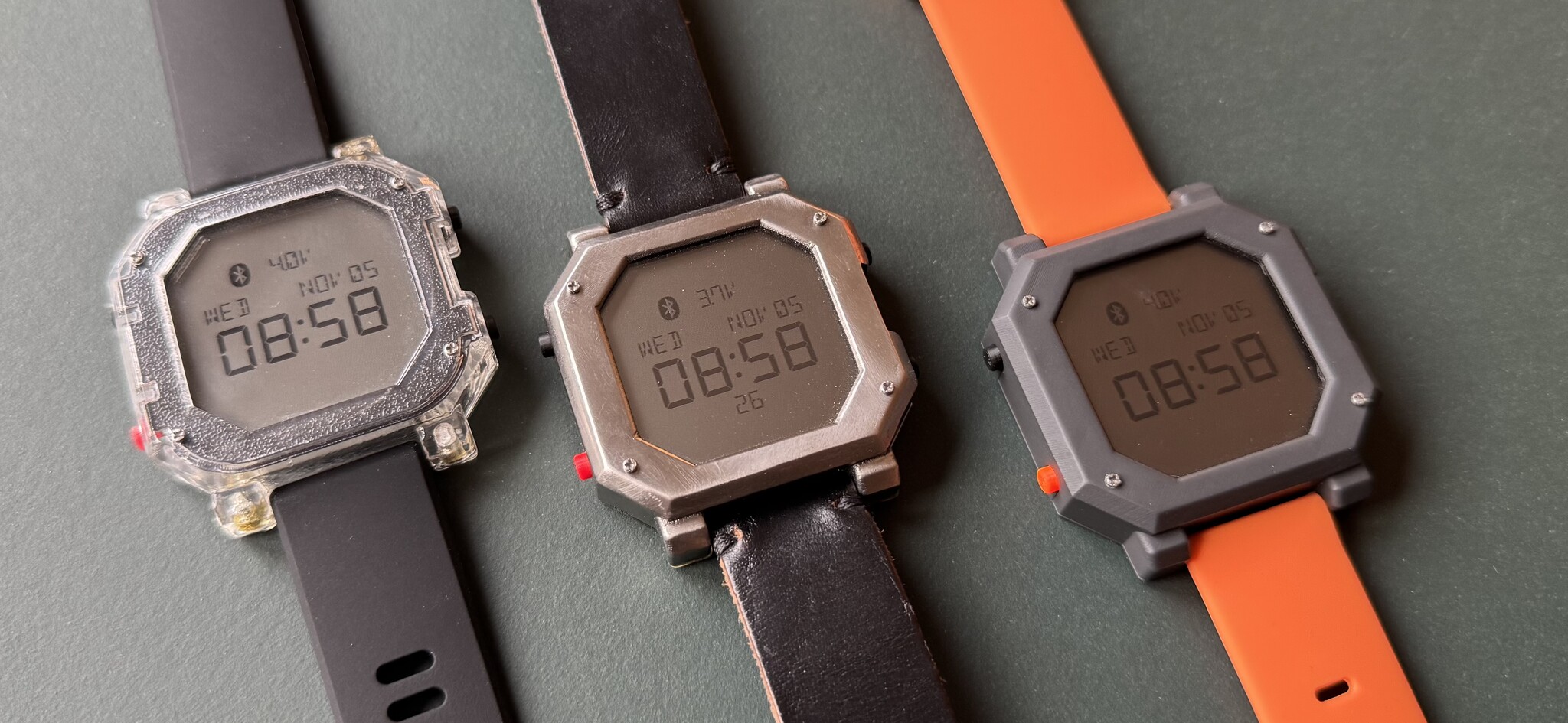 Three watches I built